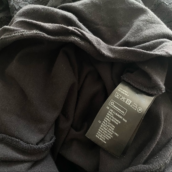 H&M | Black Lace Body-con Long Sleeve Dress - Picture 12 of 12